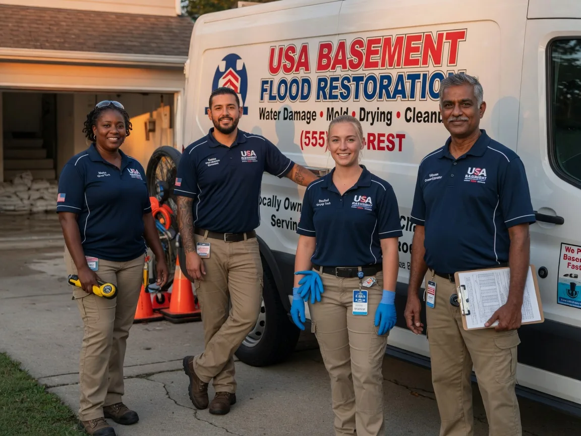 Basement Flood Cleanup company in Lyndon Station, WI